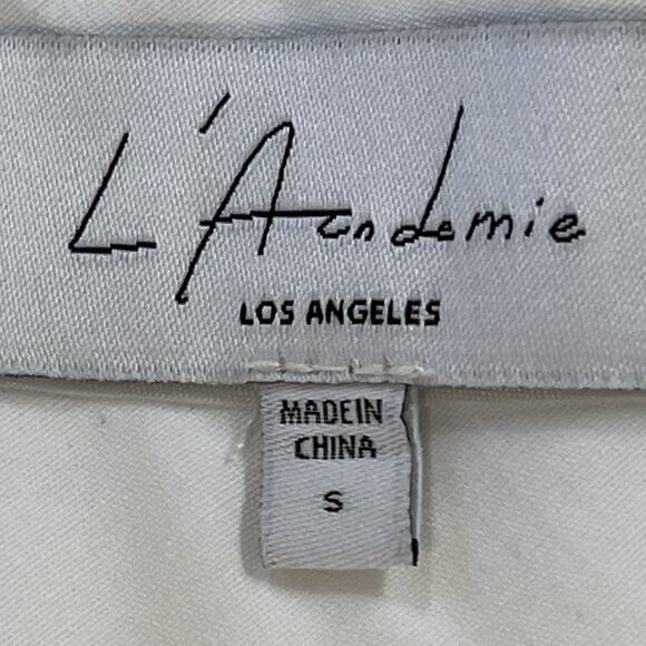 L'academie Shorts Womens Small (27x6) Beige 100% Linen Pleated - New - Picture 5 of 14